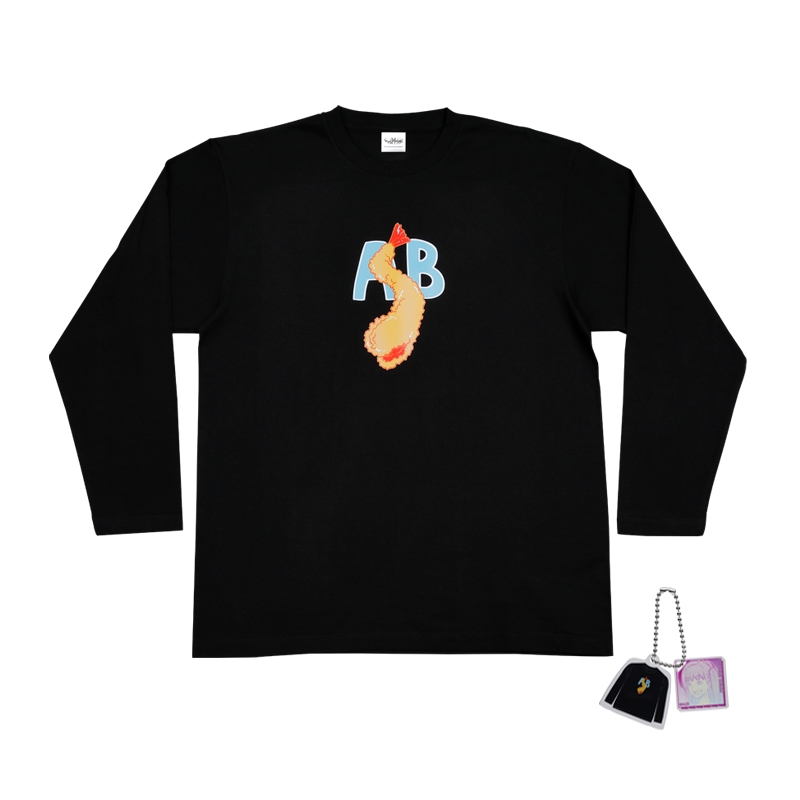 ワールドトリガー』ロングTシャツ フリーサイズ チャーム付き【AB