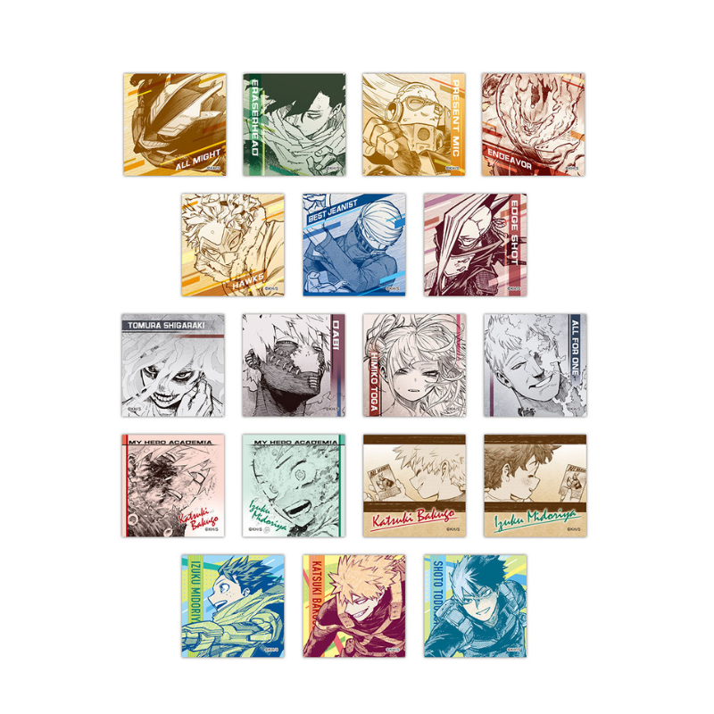 僕のヒーローアカデミア』スクエアステッカーコレクション 第1弾 （全