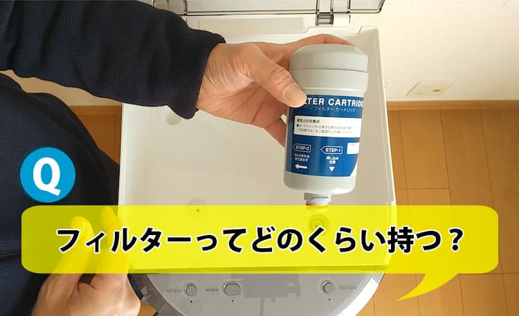 浄水フィルターの性能は？1本でどのくらい持つ？【エブリィフレシャス