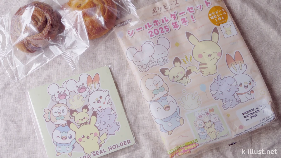 ポケモンデコキャラシールホルダーやっとゲットしたのでファイリングし