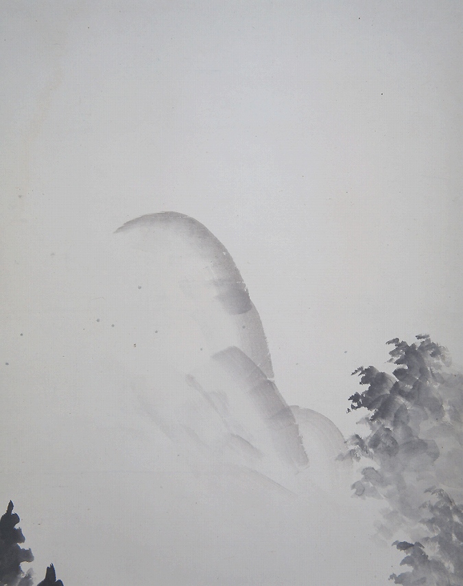 橋本菱華 水墨山水 (大幅) | 掛軸(掛け軸)販売／表装ご依頼は掛軸