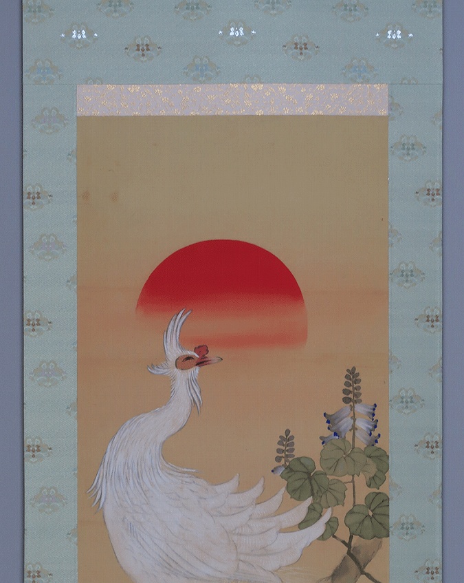 耕斎 瑞鳥図 | 掛軸(掛け軸)販売／表装ご依頼は掛軸いっぷく掛軸