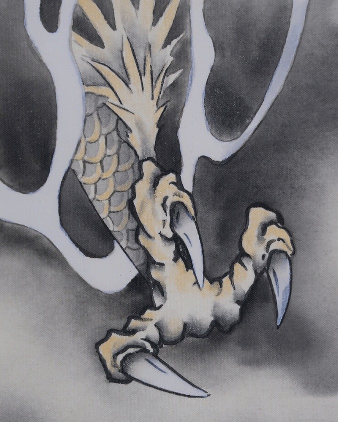 松井悠康 龍虎之図 | 掛軸(掛け軸)販売／表装ご依頼は掛軸いっぷく掛軸