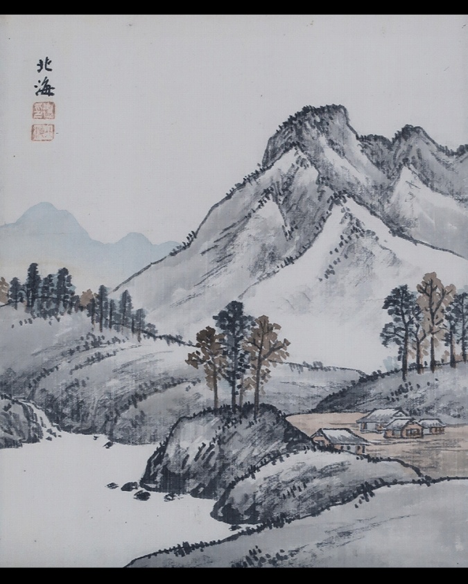 高島北海 山水圖 [小品] | 掛軸(掛け軸)販売／表装ご依頼は掛軸