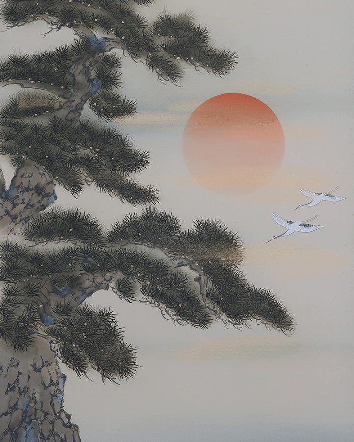 中島佳香 高砂 | 掛軸(掛け軸)販売／表装ご依頼は掛軸いっぷく掛軸