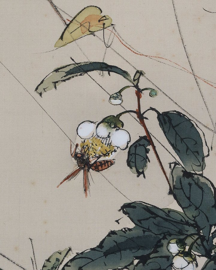 佐野五風 叢図 （大幅） | 掛軸(掛け軸)販売／表装ご依頼は掛軸