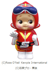 キューピーちゃんと有名キャラがコラボしたストラップ第1弾