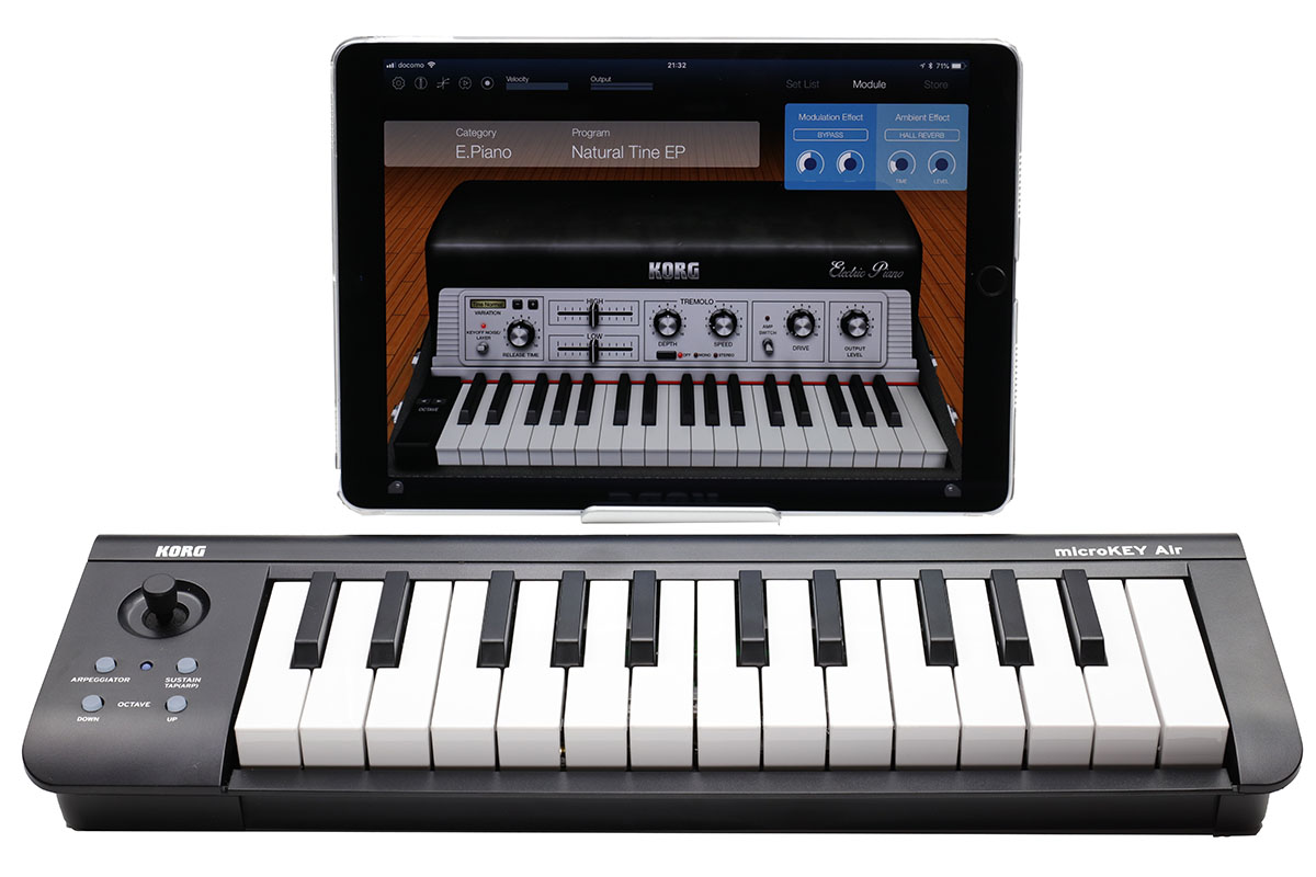 KORG「microKEY Air」でワイヤレス楽器♪ - ケータイ Watch