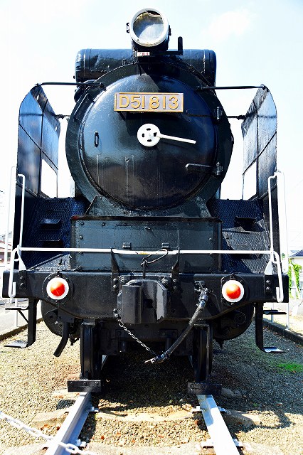 山口市小郡総合支所前SL D51 813: ケンさんの探鳥記