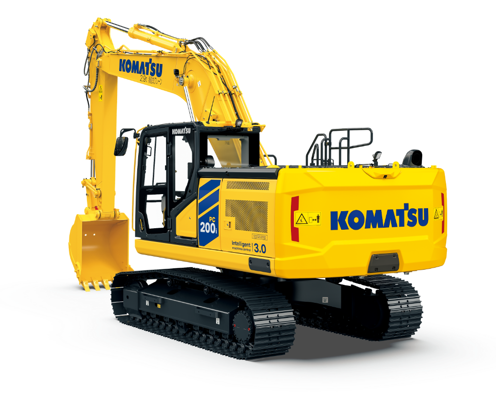 新世代油圧ショベルPC200i-12 | 3D施工を標準へ 新世代油圧ショベル