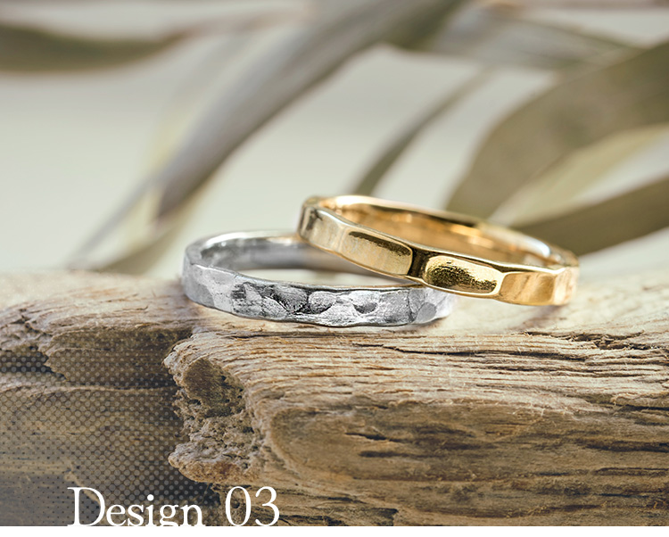 デザイン］つちめ | 手作り結婚指輪・婚約指輪の鎌倉彫金工房