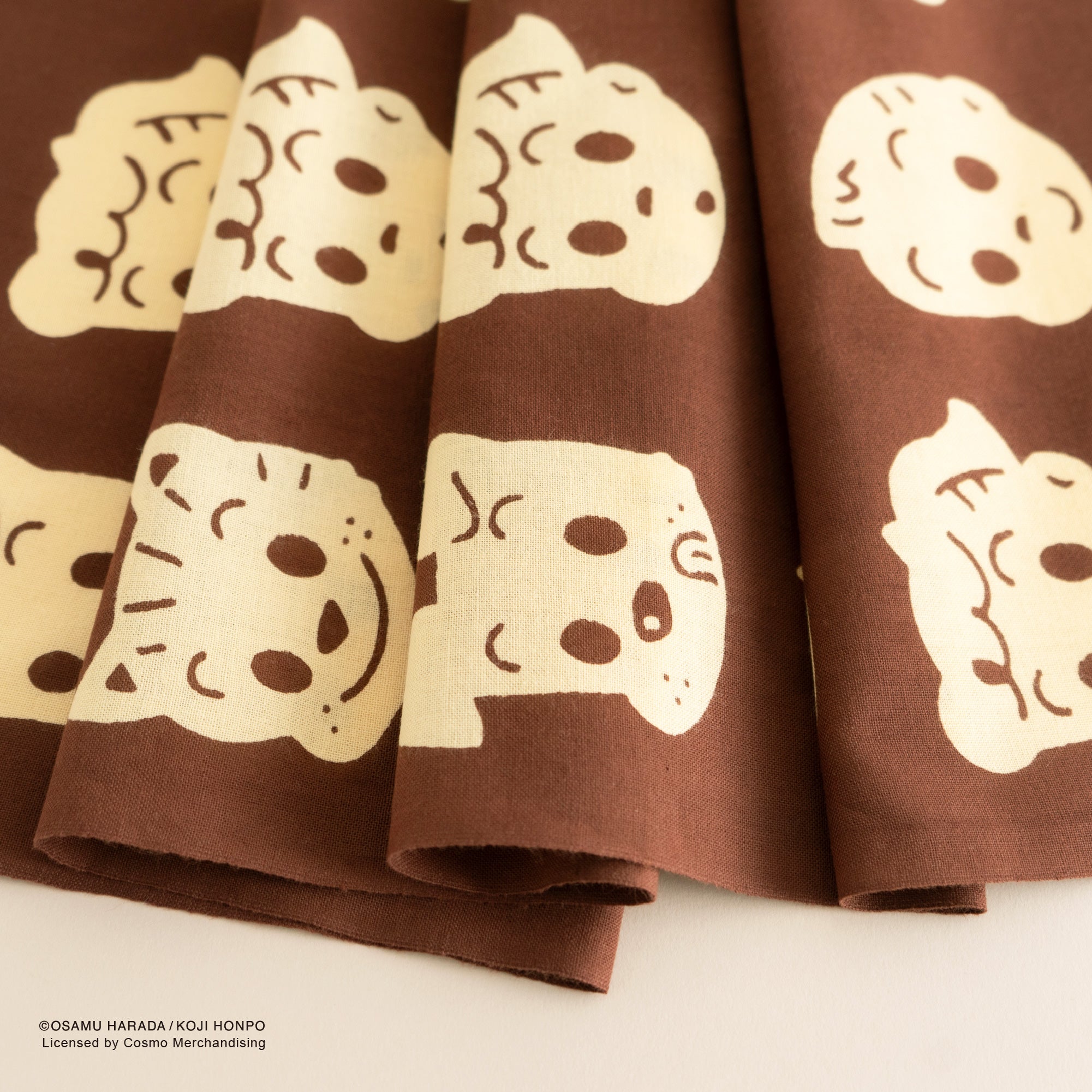 お一人様3点まで】OSAMU GOODS フェイスならべ 黄色 茶