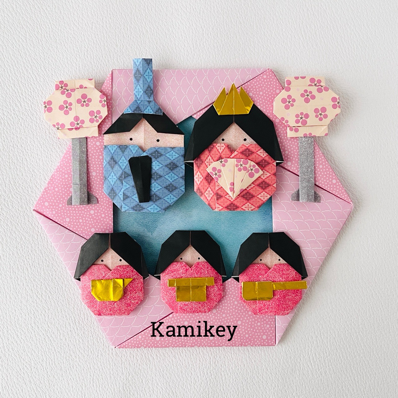 ひなまつりの飾り「ひなだるまのリース飾り」