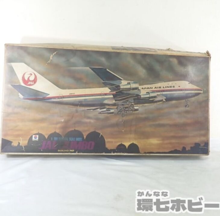 未組立 日東科学 NITTO 1/100 ボーイング747 JAL JUMBO 日航 ジャンボ