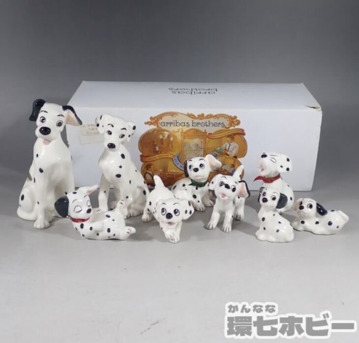 当時物 101匹わんちゃん 陶器 置き物 人形 フィギュアを宅配買取いたし