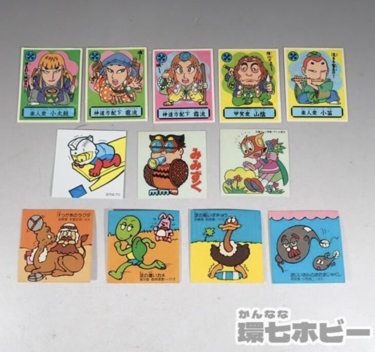 マイナーシール まとめ（ロッテ THE幕府シール、ロッテ まねまねシール