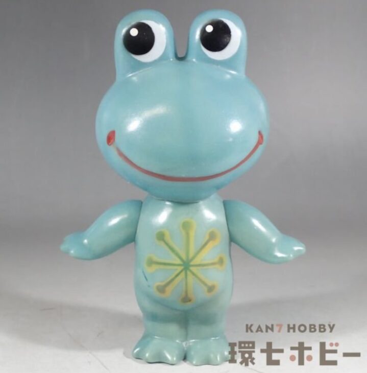 コルゲンコーワ ケロちゃん 水色 花火 ソフビ人形を宅配買取いたしまし