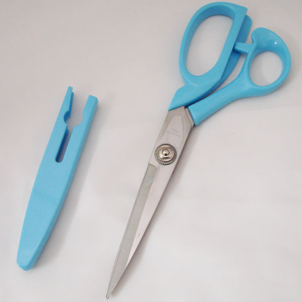 お買い得！】 ダリヤ キャップ付き パステルハサミ ブルー 200mm