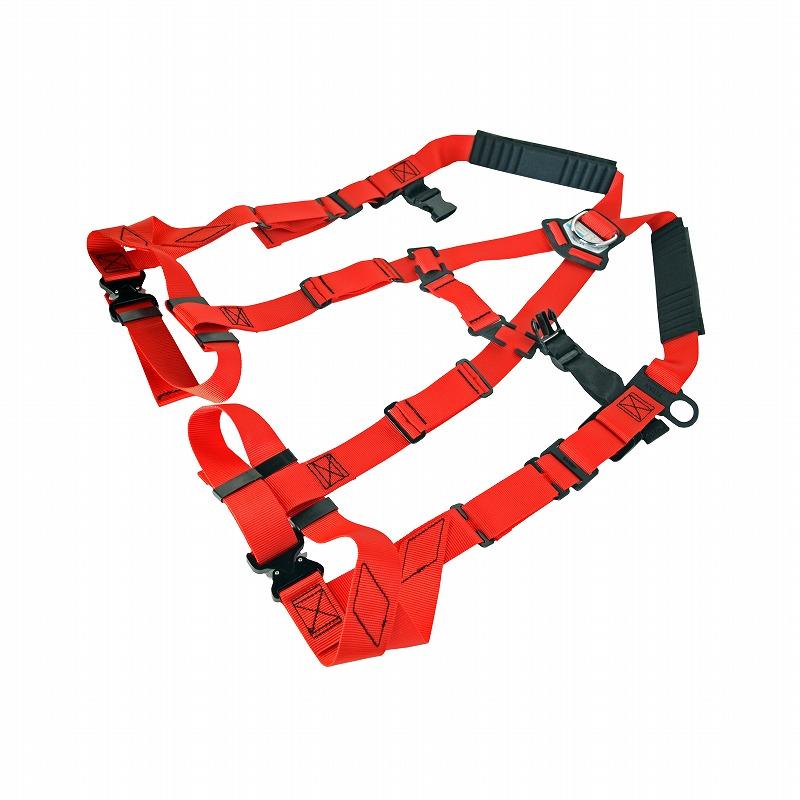 サンコー(タイタン) フルハーネス 江戸鳶 椿モデル ET－10A型 赤