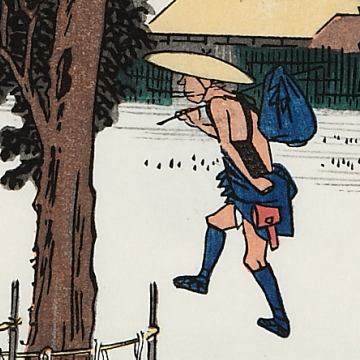 水口 名物干瓢 東海道五十三次 歌川広重 復刻版浮世絵