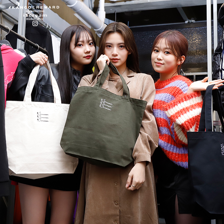 iScream× KANGOL REWARDコラボトートバッグ