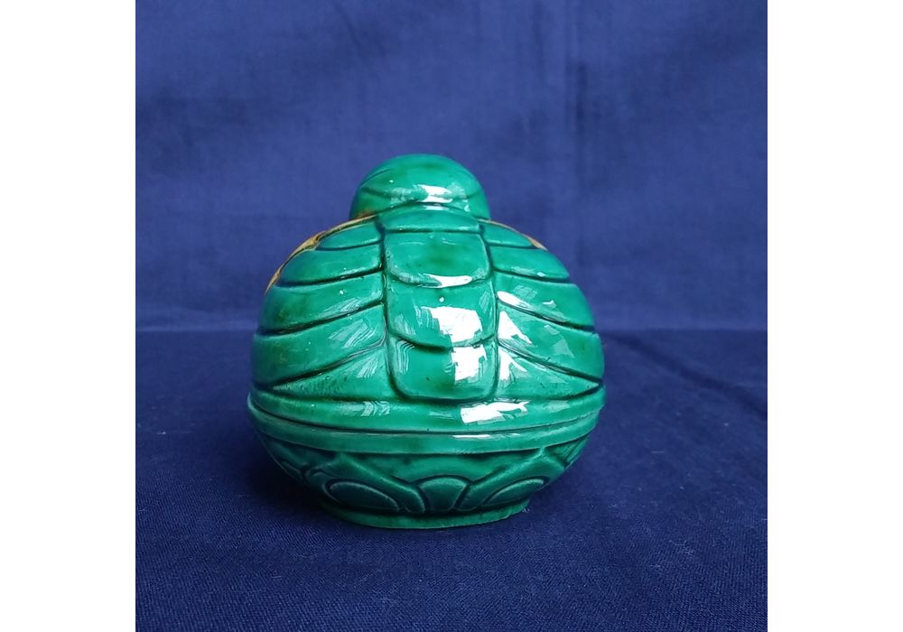 中村翠嵐 交趾大鴨香合 | 久留米で話題を呼んでいる古美術店は茶道具や