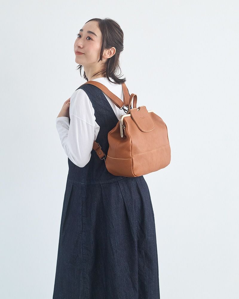 便利な3WAY「mukurino がま口 3WAYリュック」 | Kanmi（カンミ）公式