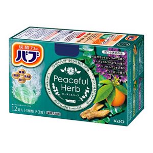 バブ ピースフルハーブ 12錠入 | 花王公式通販 【My Kao Mall】