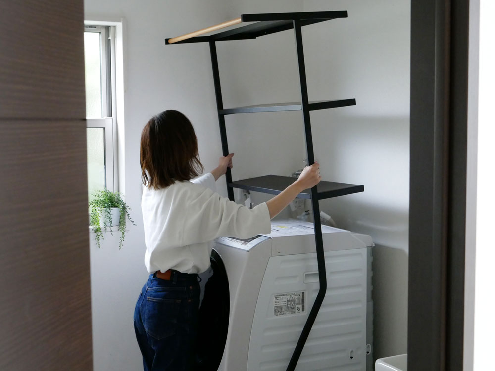 tower/タワー＞立て掛けランドリーシェルフ – カチモ | カチあるモノで