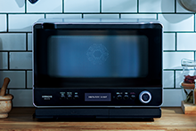 特長：お手入れも操作もラクラク ： 電子レンジ ： 日立の家電品