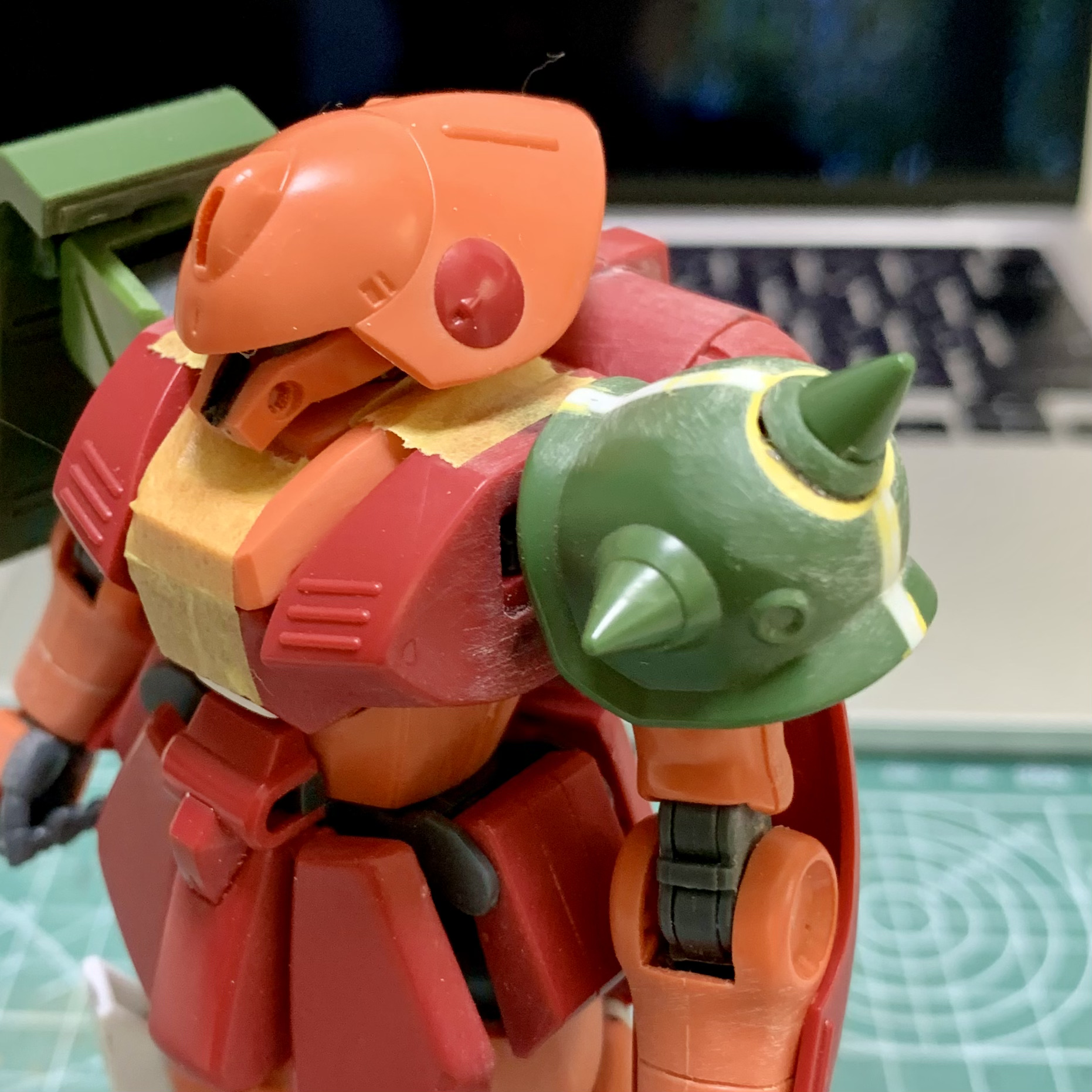 製作記録 HGUC 52 1/144 マラサイ その2 – 模型製作 かえる工房