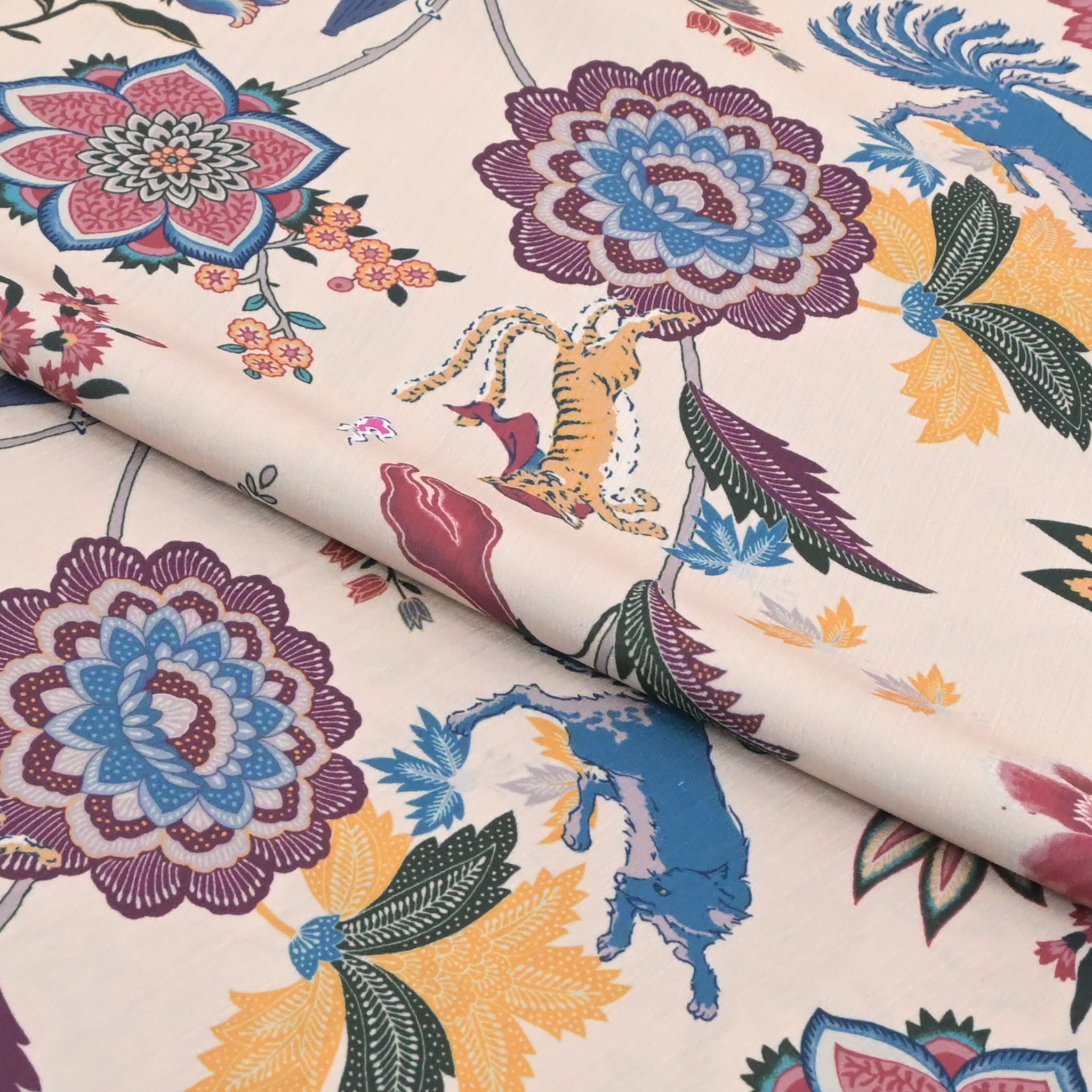 撫松庵】楊柳洗える長襦袢「妖怪更紗」尾花色 – KAERUWA