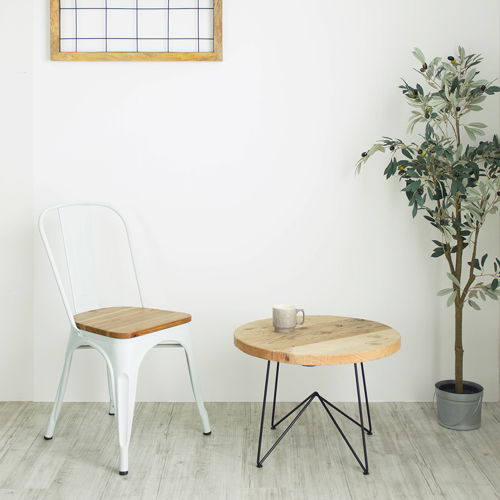 アイアンフレームラウンドローテーブル sui 家具の製造・販売 友安製作所