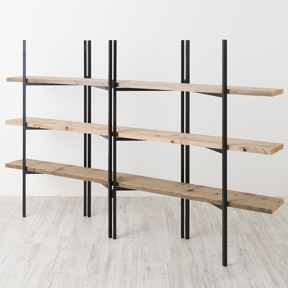 アイアンフレームディスプレイシェルフ nami 家具の製造・販売 友安製作所