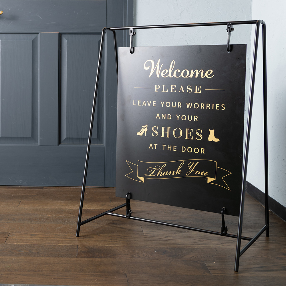 アイアンスタンドサインボード tate 家具の製造・販売 友安製作所