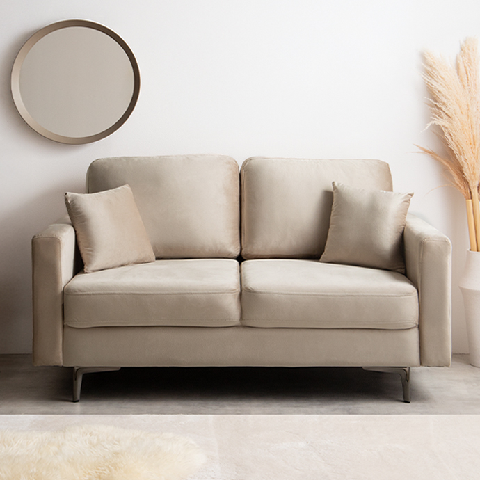 g135011]Ally 2人掛けベロアソファ 2人掛けソファー | 家具