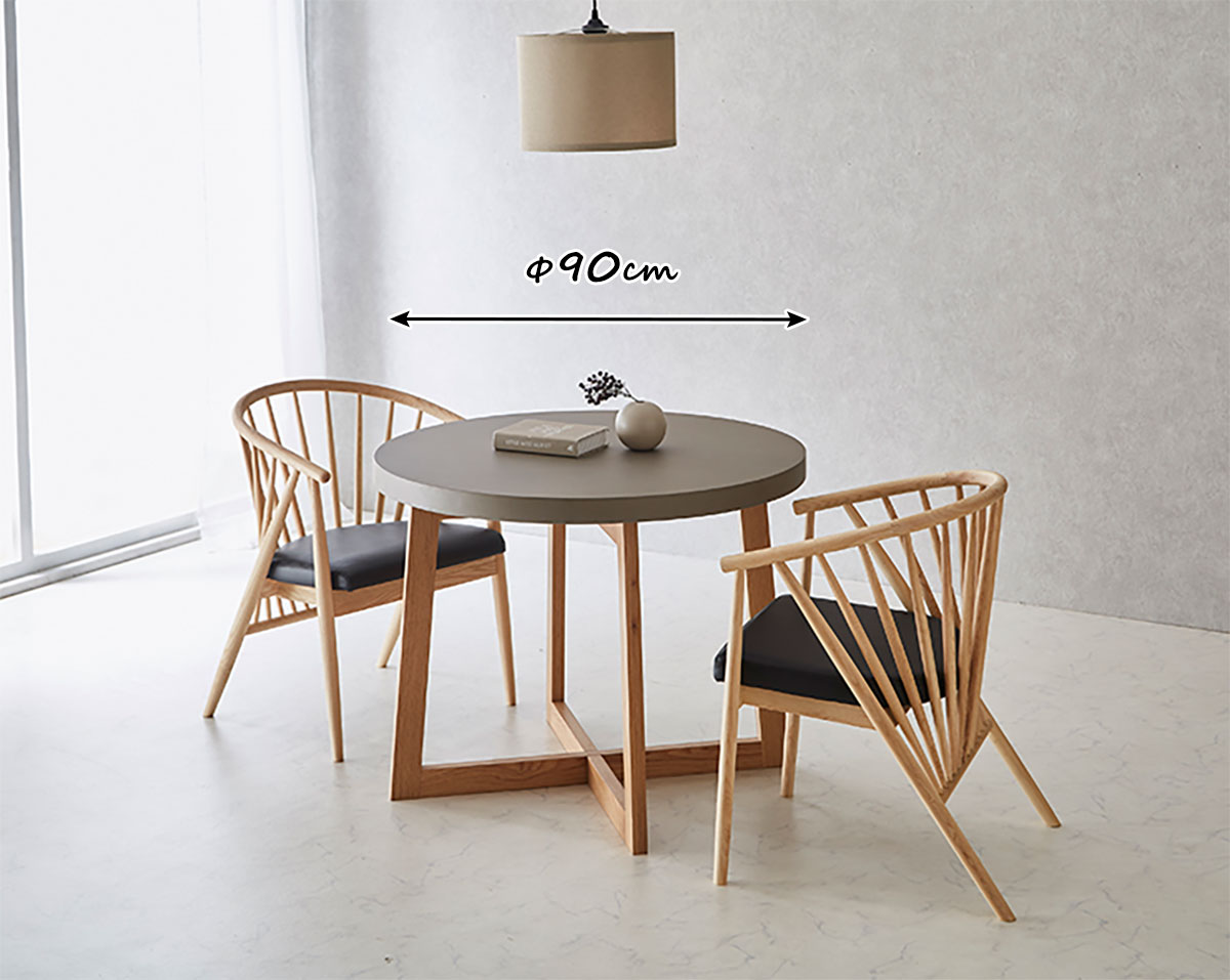 カ*ス様 ナチュラルウッド 折りたたみ ダイニングテーブル 丸テーブル