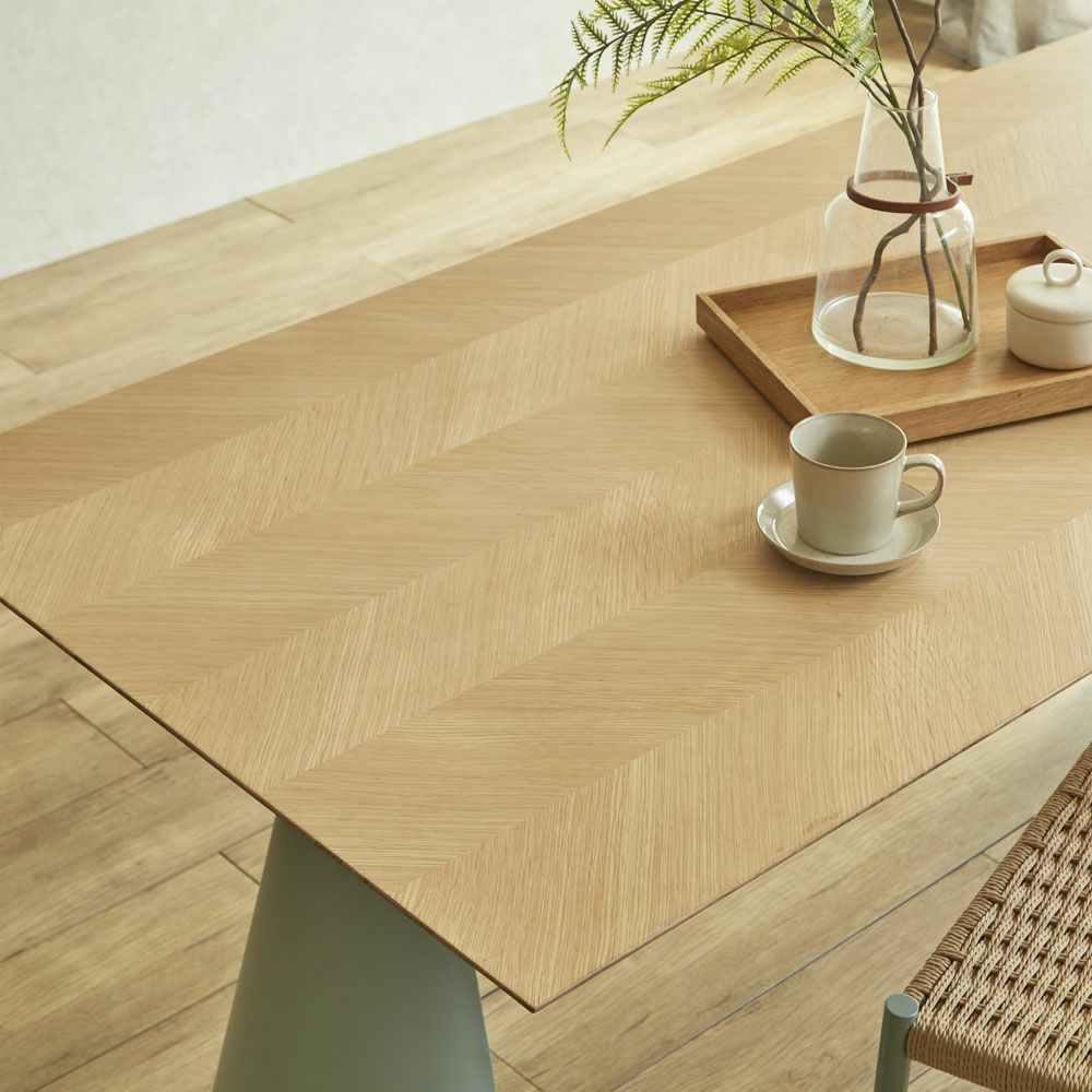 テーブル単品 幅180cm 無垢材継ぎ継ぎ一枚風テーブル 耳付き オーク