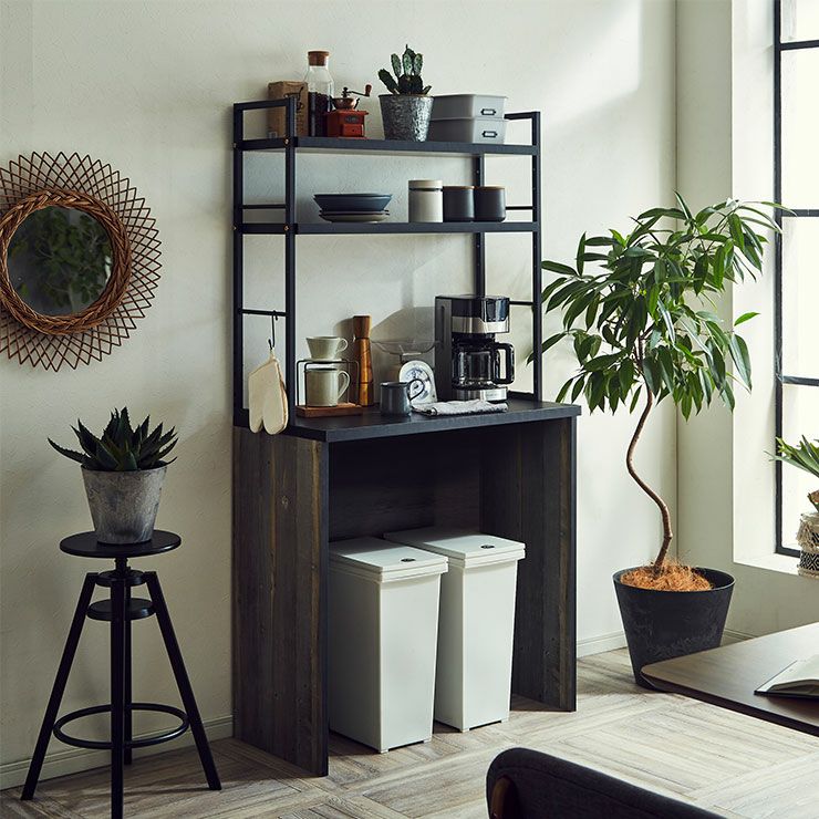 映えるキッチンを演出する 食器棚 アイン 幅89.7cm | セミオーダー