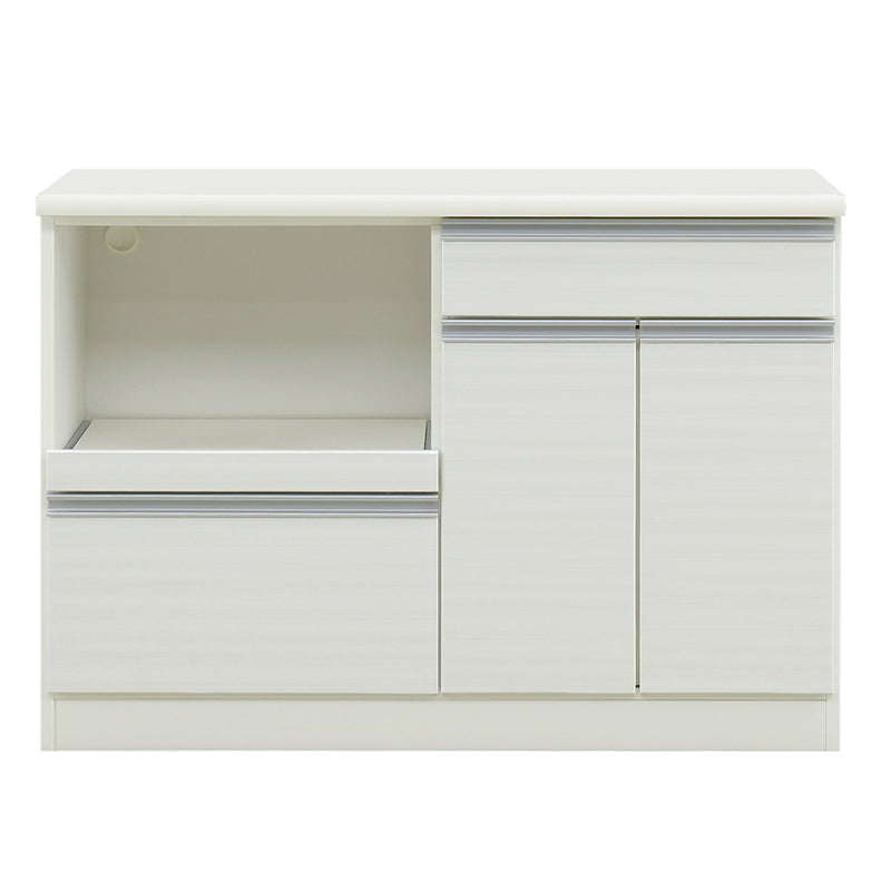 KaguBuy ヤミル 国産 キッチンカウンター 幅90 幅120 完成品 食器棚