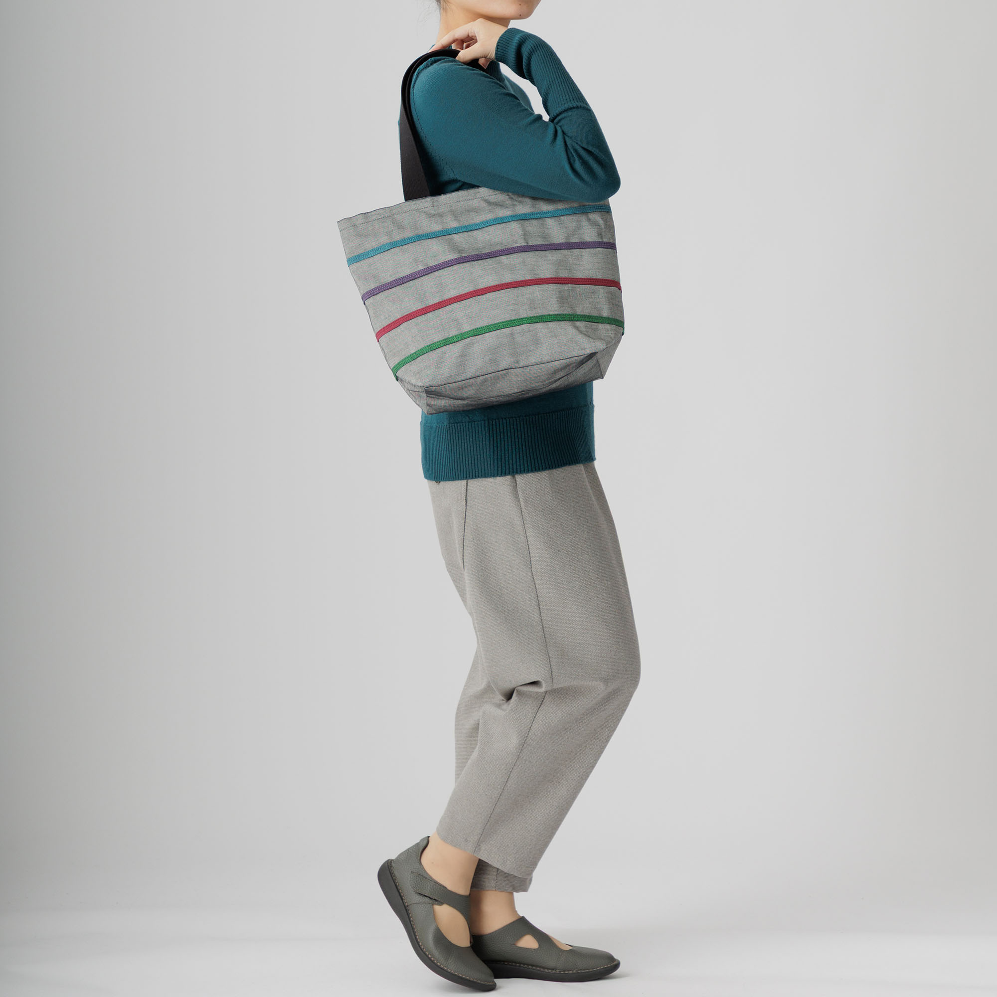 カラーストライプの畳縁トートバッグ 5546 Series | かぐらやONLINE SHOP