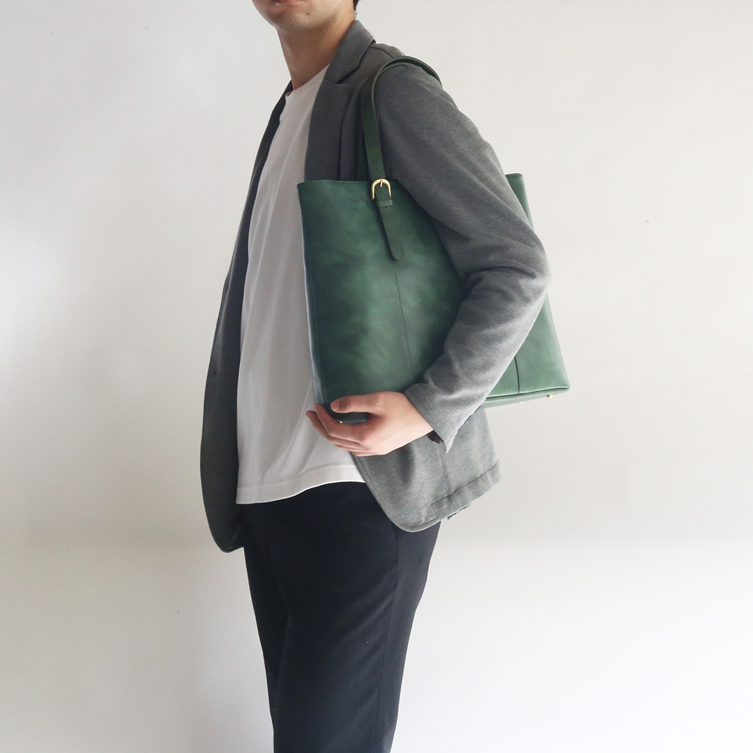 オリーブレザートート | 香久山鞄