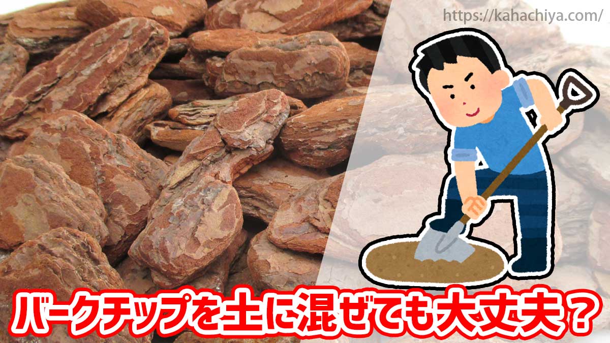 古くなったバークチップを土に混ぜても大丈夫？悪影響はない？