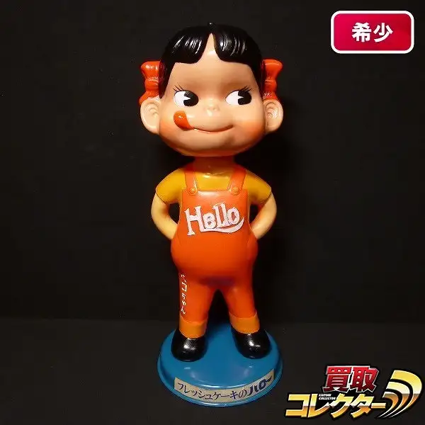 買取】フレッシュケーキのハロー ペコちゃん 店頭用 首ふりソフビ