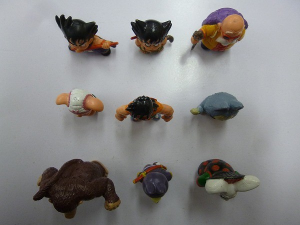 買取】ドラゴンボール 消しゴム ドラ消し 彩色 カラー 9体 孫悟空 大猿