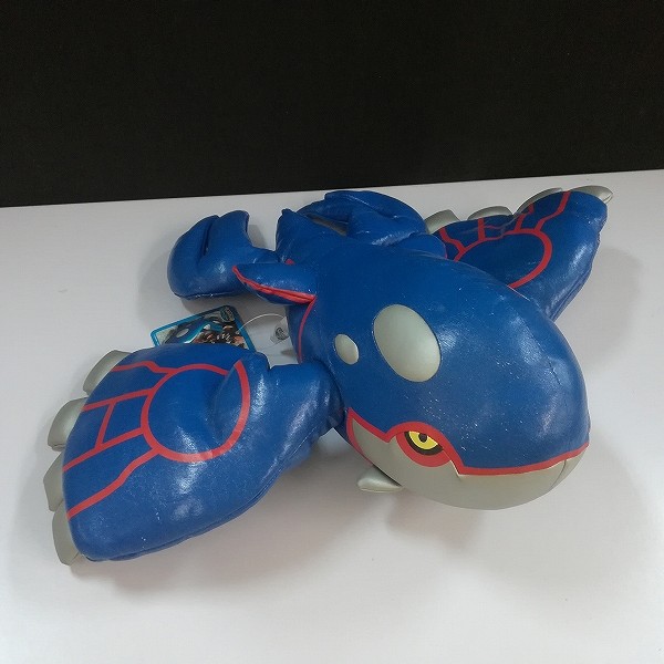 買取】ポケパーク限定 グラードン カイオーガ リアルぬいぐるみ 缶