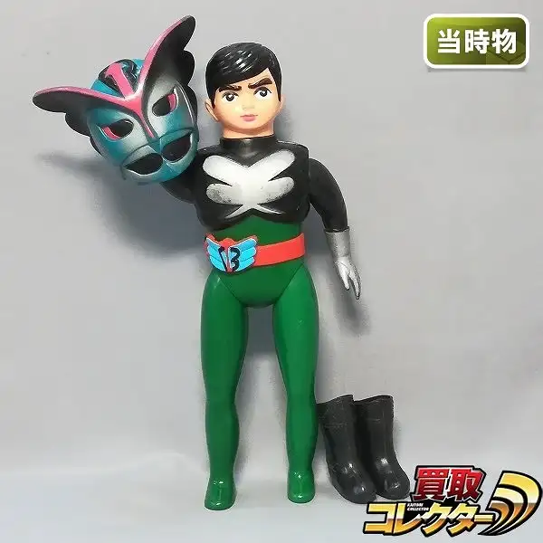買取】旧バンダイ 超人バロム1 面取れ ソフビ 全高約25cm | 特撮