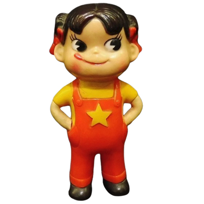 参考価格】不二家 ペコちゃん 店頭用 首ふり人形 フレッシュケーキの