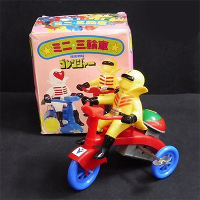 参考価格】秘密戦隊ゴレンジャー キレンジャー ミニ三輪車 ソフビ
