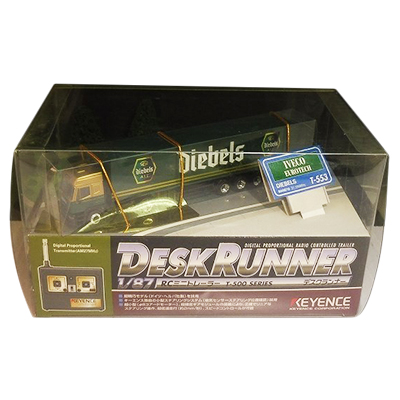 参考価格】キーエンス 1/87 RCミニトレーラー デスクランナー2000